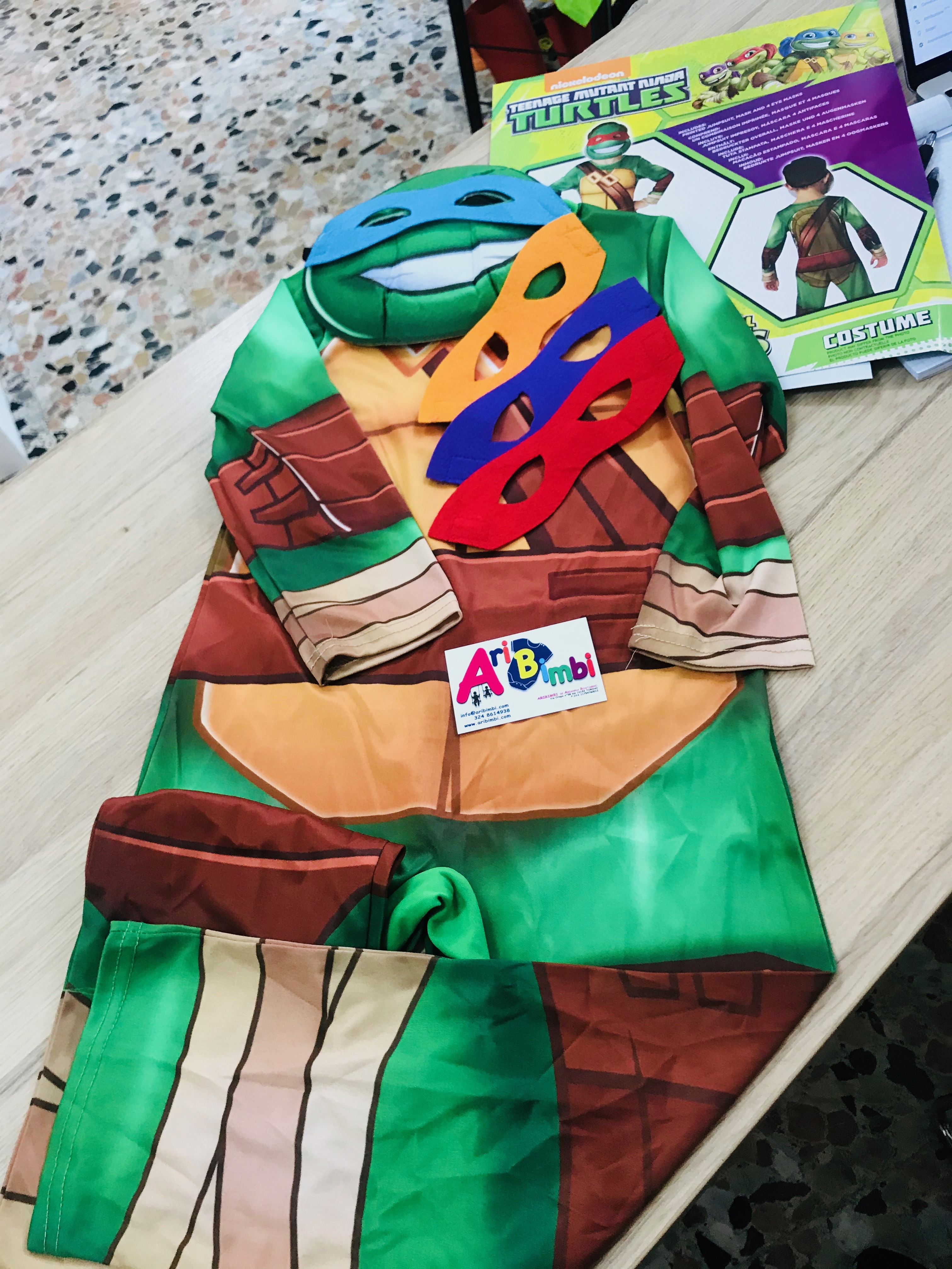 Costume tartaruga Ninja Michelangelo per bambini